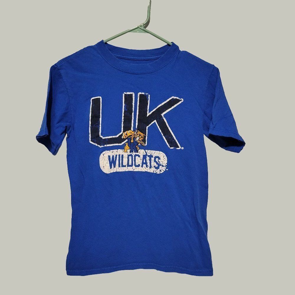 University of Kentucky Wildcats Tshirt  Mens  Blue  Short Sleeve  Size Small